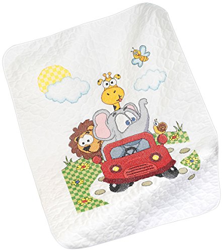 【中古】【未使用・未開封品】Animal Fun Ride Quilt Stamped Cross Stitch Kit-34"X43" (並行輸入品)｜AJIMURA-SHOP