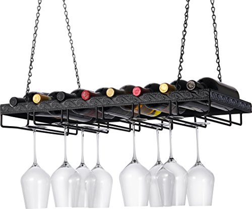 【中古】【未使用・未開封品】Wine Enthusiast Metal Hanging Wine Glass Rack by Wine Enthusiast|AJIMURA-SHOP