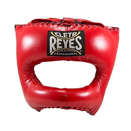 【中古】【未使用・未開封品】Cleto Reyes トラディショナルヘッドギア ナイロンフェイスバー付き レッド