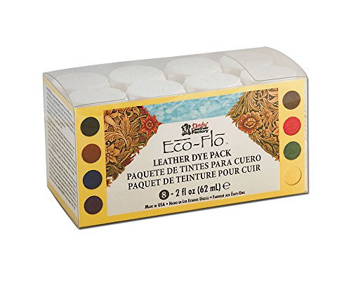 【中古】【未使用・未開封品】Natural Vegetable Tanned Leather Dye Pack by Eco-Flo Leather Dye