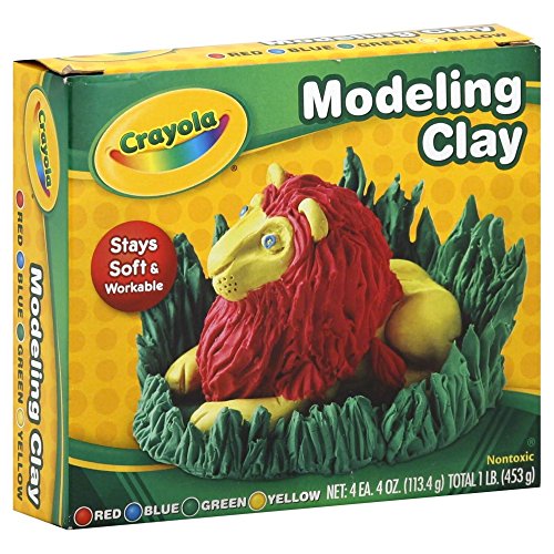 【中古】【未使用・未開封品】Crayola 57-0300 モデリングクレイ アソートカラー 4個