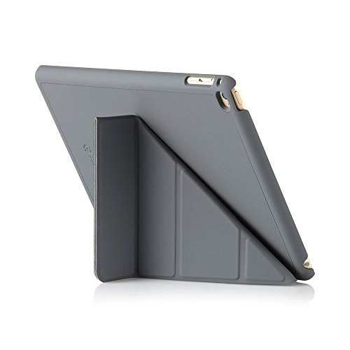 【中古】【未当て嵌める・未開封品】PipettoスマートケースFolio Case for iPad Mini 4???受け売り包み???レッドラムスキン iPad Air 2 薄墨色 P030-50-2W