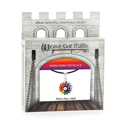 【中古】【未使用・未開封品】Weave Got Maille レインボー 渦巻き模様 チェーンメイル ネックレスキット That's How I Roll