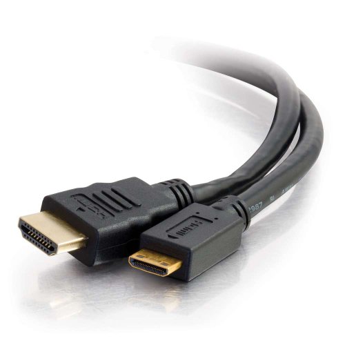【中古】【未当て嵌める・未開封品】C2G 6フィート High Speed HDMI to HDMI Mini Cable with Ethernet - HDMI with Ethernet cable - mini HDMI (M) to HDMI (M) - 6 フィート - shielded - bla