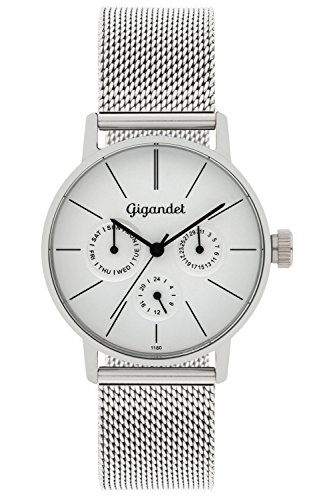 【中古】【未当て嵌める・未開封品】Gigandet Women \u0027s Quartz Watch Minimalism多役立つことアナログメッシュブレスレットシルバーg38???005