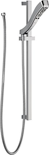 【中古】【未使用・未開封品】Delta Faucet 4-Spray H2Okinetic スライドバー ハンドヘルドシャワー ホース付き クロム手持ちシャワーヘッド スライドバーハンドシャワー ハン｜AJIMURA-SHOP