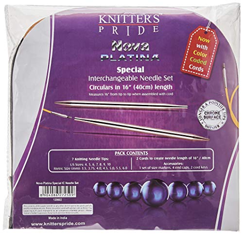 【中古】【未使用・未開封品】Knitter's Pride Nova Platina Deluxe Special Interchangeable Needles Set by Knitter's Pride画像