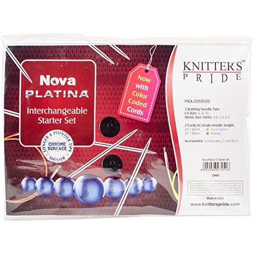【中古】【未使用・未開封品】Knitter's Pride Nova Platina Interchangeable Starter Set by Knitter's Pride