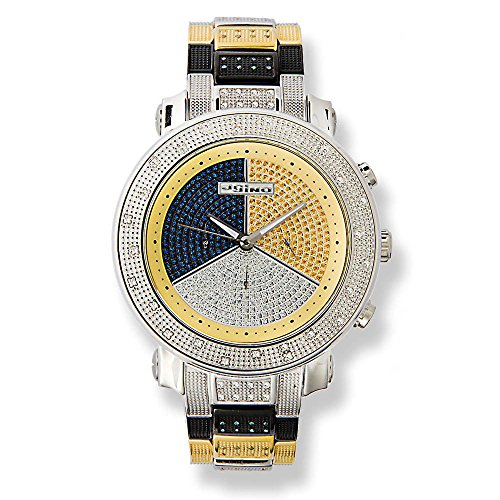 【中古】【未当て嵌める・未開封品】JoJino TISZA ij-1022。50.50?MM。ラウンド。Mens Diamond Watch。(白いこと)