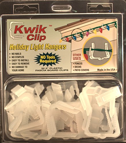【中古】【未使用・未開封品】Kwikクリップホリデーライトハンガー 2インチの鼻隠しボード向 プラスチック製|AJIMURA-SHOP