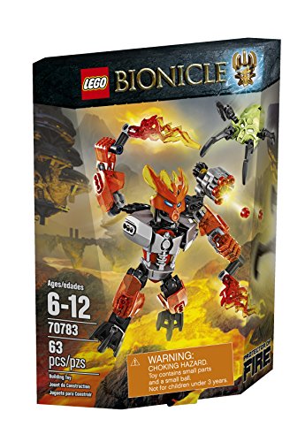 【中古】【未当てはめる・未開封品】LEGO Bionicle 70783 Protector of Fire Building Kit