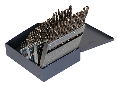 【中古】【未使用・未開封品】Cle-Line C21125 135 Degree Heavy-Duty Cobalt Jobber Length Drill Set in Metal Case , 60 Pieces by Cle-line｜AJIMURA-SHOP