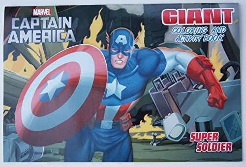 【中古】【未使用・未開封品】Captain America Giant Coloring and Activity Book|AJIMURA-SHOP