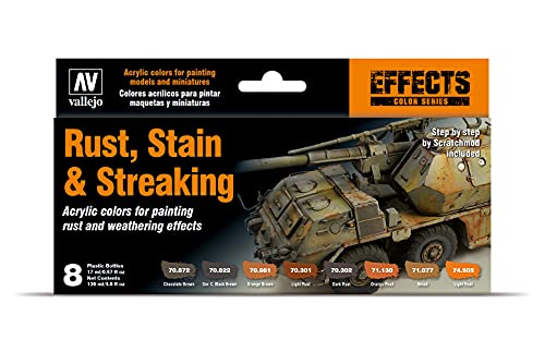 【中古】【未使用・未開封品】[バジェホ]Vallejo Rust, Stain and Streaking Set Paint Set VJ70183 [並行輸入品]｜AJIMURA-SHOP