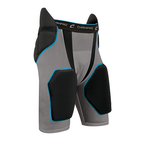 【中古】【未使用・未開封品】(YOUTH LARGE, BLACK) - CHAMPRO Adult Tri-Flex Integrated 5 Pad Girdle