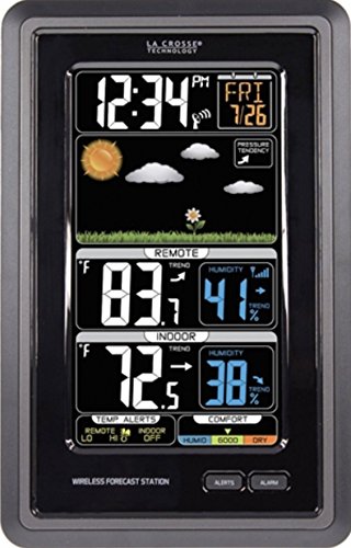 【中古】【未使用・未開封品】La Crosse Technology S88907 Vertical Wireless Color Forecast Station with Temperature Alerts by La Crosse Technology