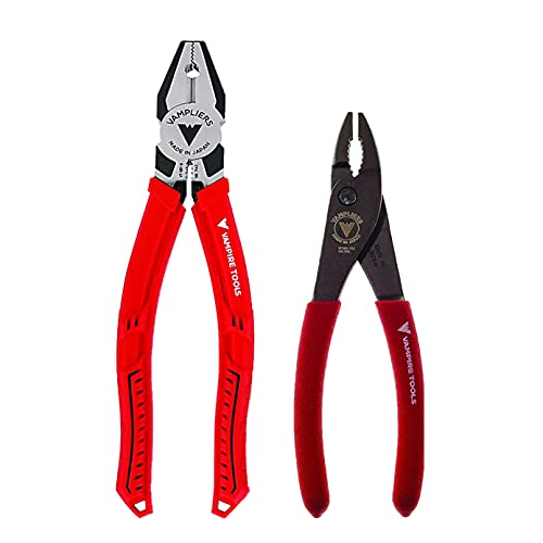 【中古】【未使用・未開封品】VAMPIRE プロフェッショナルツール VamPLIERS 世界最高のプライヤー!2個セット S2C 特殊ネジ抽出プライヤー 抽出プライヤー 抽出 剥離 スタック
