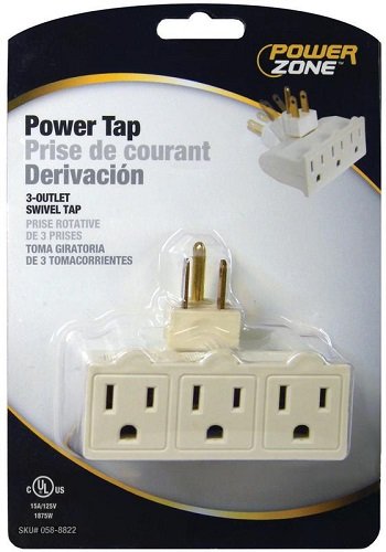 【中古】【未使用・未開封品】Power Tap Swivel 3 Outlet by Mintcraft