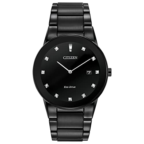 【中古】【未使用・未開封品】Citizen Men's 40mm Black Steel Bracelet & Case Quartz Analog Watch AU1065-58G|AJIMURA-SHOP