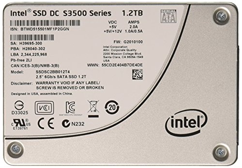【中古】【未当て嵌める・未開封品】SSDSC2BB012T401Intel SSD DC S3500 Series (1.2肺結核, 2.5インチ SATA 6Gb/s, 20航空マイル, MLC)