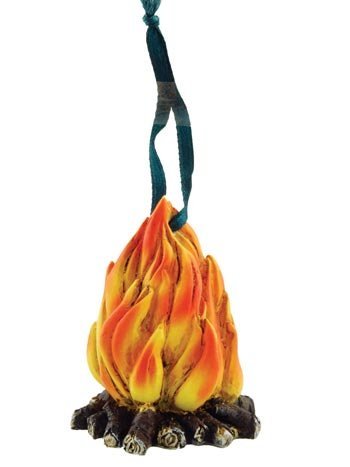 【中古】【未当て嵌める・未開封品】Camping Camp Fire Figure Collectible Ornament, 5.1珊 , Tree Decoration by Home Collection その他-家電