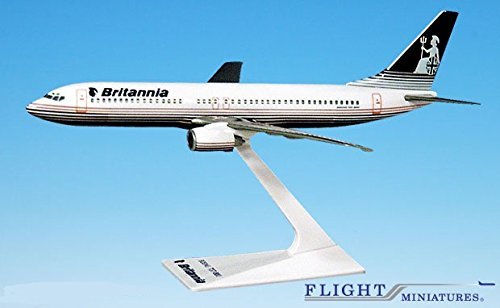 【中古】【未使用・未開封品】Britannia ( OC ) 737???800?Airplane Miniature Modelスナップ式プラスチック1?: 200?Part # abo-73780h-013|AJIMURA-SHOP