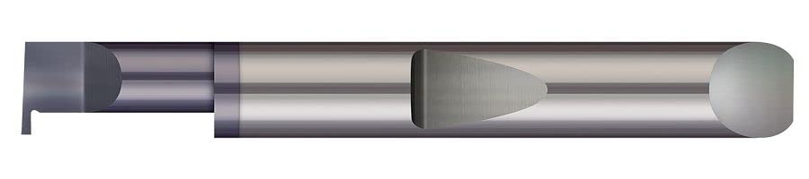 【中古】【未使用・未開封品】Micro 100 QRR-055-20X Quick Change Retaining Ring Grooving Tool, Solid Carbide Tool, 0.055 (1.40 mm) Groove Width, 0.100 (2.54 mm) Proj