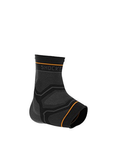 【中古】【未使用・未開封品】Shock Doctor Compression Knit Ankle Sleeve with Gel Support, Black/Grey, Adult-Small 141［並行輸入］｜AJIMURA-SHOP