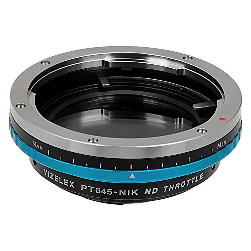 【中古】【未使用・未開封品】Vizelex ND Throttle Lens Mount Adapter Compatible with Pentax 645 Lenses to Nikon F-Mount Cameras - By Fotodiox Pro