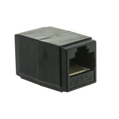 【中古】【未使用・未開封品】QualConnectTM Cat5e カプラー、ブラック、RJ45メス、シールドなし