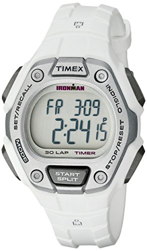【中古】【未使用・未開封品】(タイメックス) Tinexレディース腕時計 アイアンマン 30Lap デジタルクォーツ Mサイズウォッチ White/Silver-Tone画像