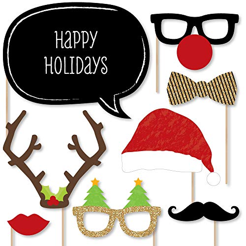 【中古】【未使用・未開封品】Holiday Party - Christmas Photo Booth Props Kit - 20 Count