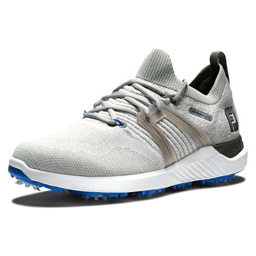 【中古】【未当てはめる・未開封品】FootJoy Men\u0027s Hyperflex Golf Shoe, Grey/White/Blue, 13