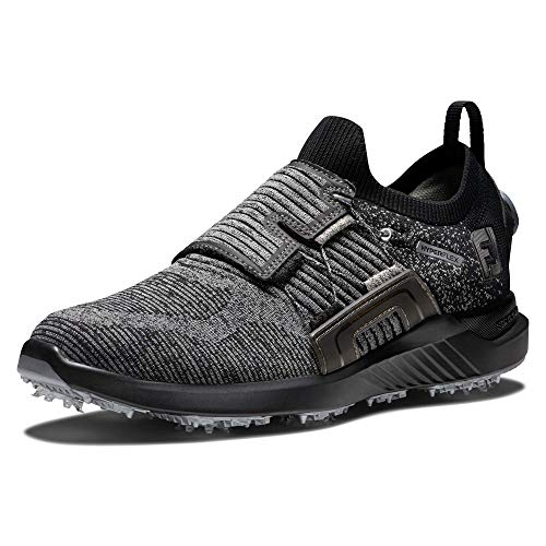 【中古】【未当てはめる・未開封品】FootJoy Men\u0027s Hyperflex Boa Golf Shoe, Black/Charcoal/Silver, 7
