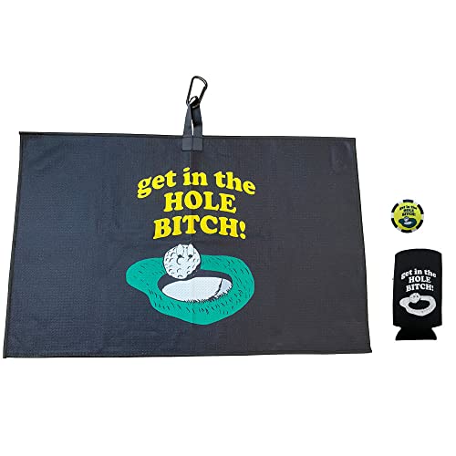 【中古】【未使用・未開封品】Giggle Golf Get In The Hole Golf Towel