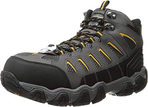 【中古】【未当て嵌める・未開封品】Skechers メンズやり方靴 Blais-Bixfordスチールトゥハイキングシューズ US 大きさ: 9 D(M) US 色つや: 赤銅色