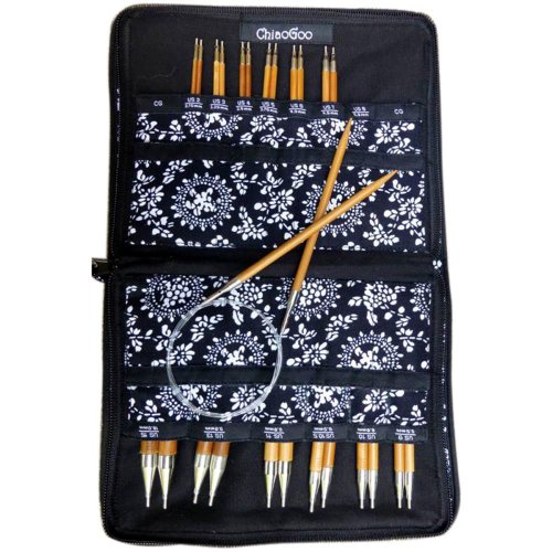 【中古】【未使用・未開封品】ChiaoGoo Spin Interchangeable Knitting Needle Set Complete: Size US 2 (2.75mm) - Size US 15 (10mm) 2500-C by ChiaoGoo|AJIMURA-SHOP