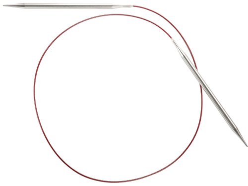 【中古】【未使用・未開封品】ChiaoGoo 32-Inch Red Lace Stainless Steel Circular Knitting Needles, 4/3.5mm by ChiaoGoo