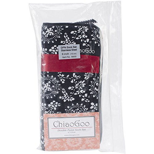 【中古】【未使用・未開封品】Chiaogoo Double Point Stainless Steel 6 Knitting Needle Sock Set wtih Red Ribbon by ChiaoGoo 27,879円