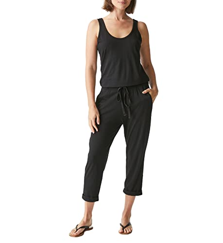 【中古】【未使用・未開封品】Michael StarsレディースTank Jumpsuit with Drawstring Waist US サイズ: MD カラー: ブラック
