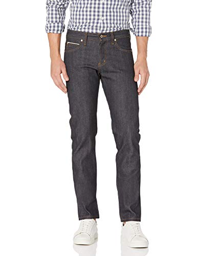 【中古】【未当てはめる・未開封品】Naked \u0026 Famous Denim メンズ スーパーガイジーンズ 押し手ツイル セルビッジ US 大いさ: 29 色合い: 青碧