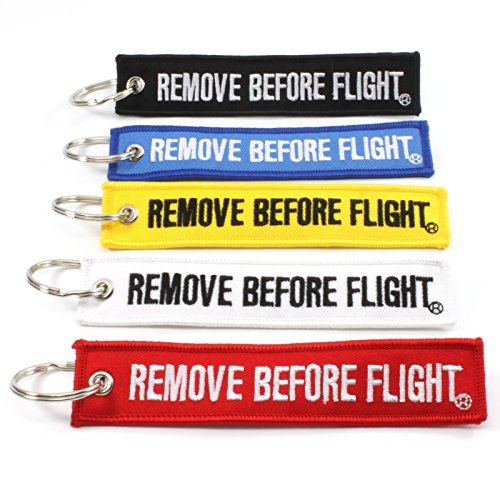 【中古】【未当て嵌める・未開封品】Rotary13B1 マルチカラーキーチェーン 5容器に並べる Remove Before Flight