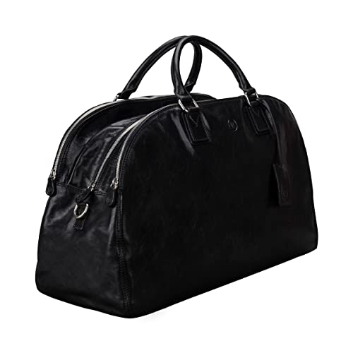 【中古】【未使用・未開封品】Maxwell Scott Bags - Sac Bowling de Voyage Noir en Cuir Italien de Luxe V?ritable 40L｜AJIMURA-SHOP 370,273円