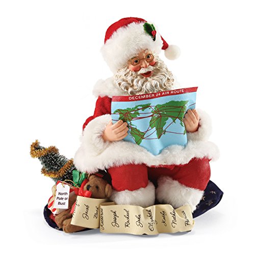 【中古】【未使用・未開封品】Department 56?Possible Dreamsクリスマスサンタのグラフ作成AコースFigurine｜AJIMURA-SHOP