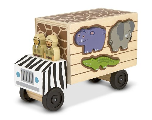 【中古】【未使用・未開封品】Animal Rescue Shape-Sorting Truck + FREE Melissa & Doug Scratch Art Mini-Pad Bundle [51804]｜AJIMURA-SHOP