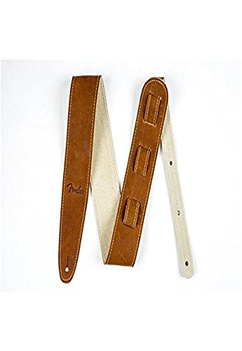 【中古】【未使用・未開封品】Fender フェンダー ストラップ BALL GLOVE LEATHER STRAP, BRN