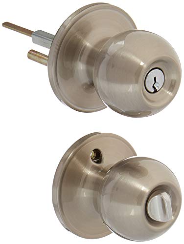 【中古】【未使用・未開封品】Schlage J Dexter BrightクロームラウンドKeyedエントリドアノブ