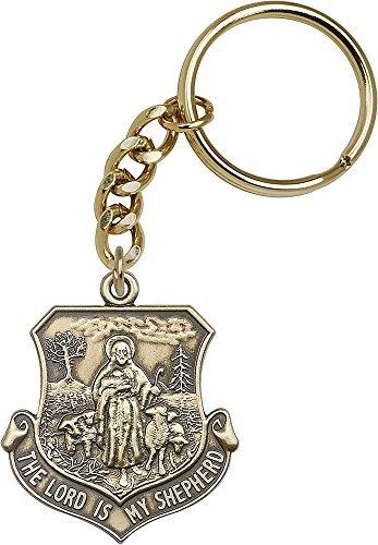【中古】【未当て嵌める・未開封品】アンティーク金メッキLord Is My Shepherd手がかりチェーン店1?5?/ 8?x 1?3?/ 8in