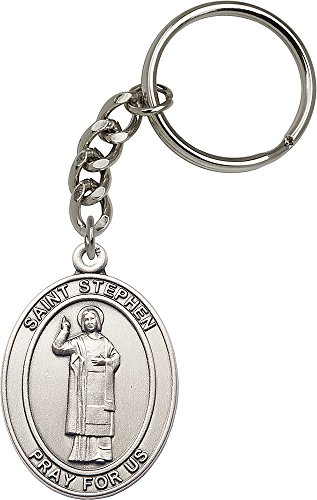 【中古】【未当て嵌める・未開封品】燻す銀メッキSt Stephen the Martyr手がかりチェーン店