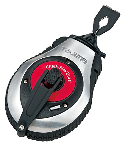 【中古】【未使用・未開封品】Tajima CR401S Chalk-Rite Chalk Box - Extra Heavy-Duty Dura 1mm Chalk Snap Line with Integrated Handle Release by Tajima